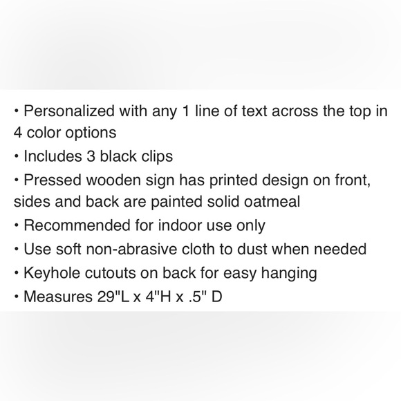 “Connor’s Masterpieces” Wooden Sign - Picture 7 of 7